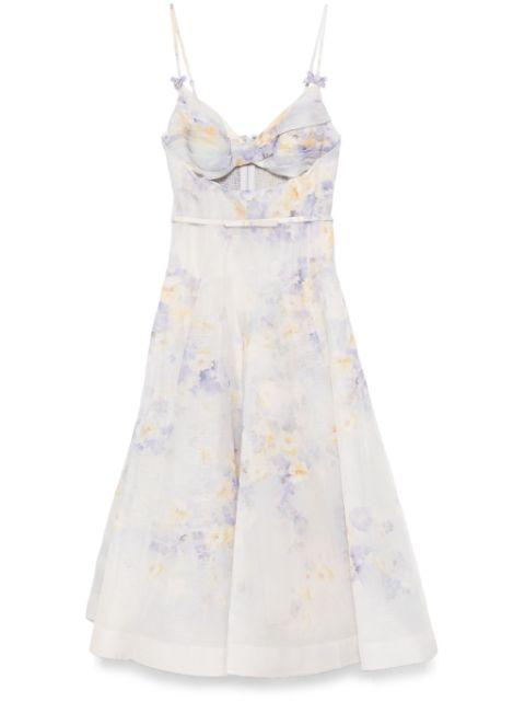 Crush midi dress by ZIMMERMANN