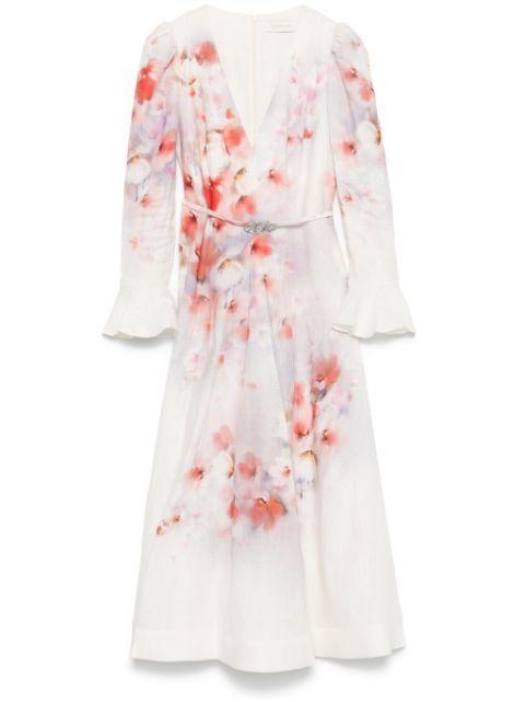 Crush midi dress by ZIMMERMANN