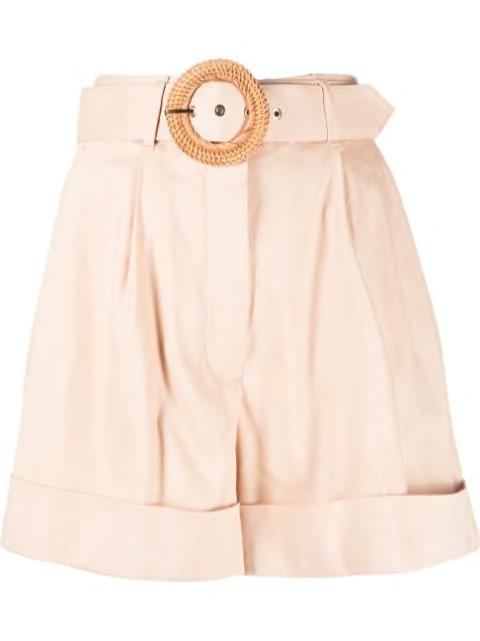 Dancer belted tailored shorts by ZIMMERMANN