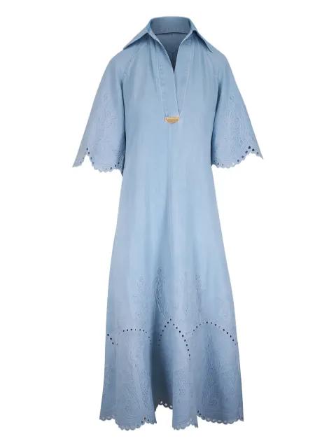 Daylight denim midi dress by ZIMMERMANN