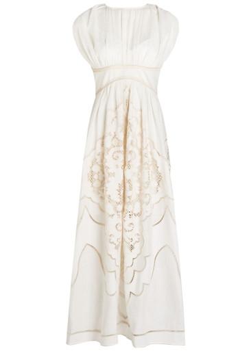 Daylight embroidered woven maxi dress by ZIMMERMANN