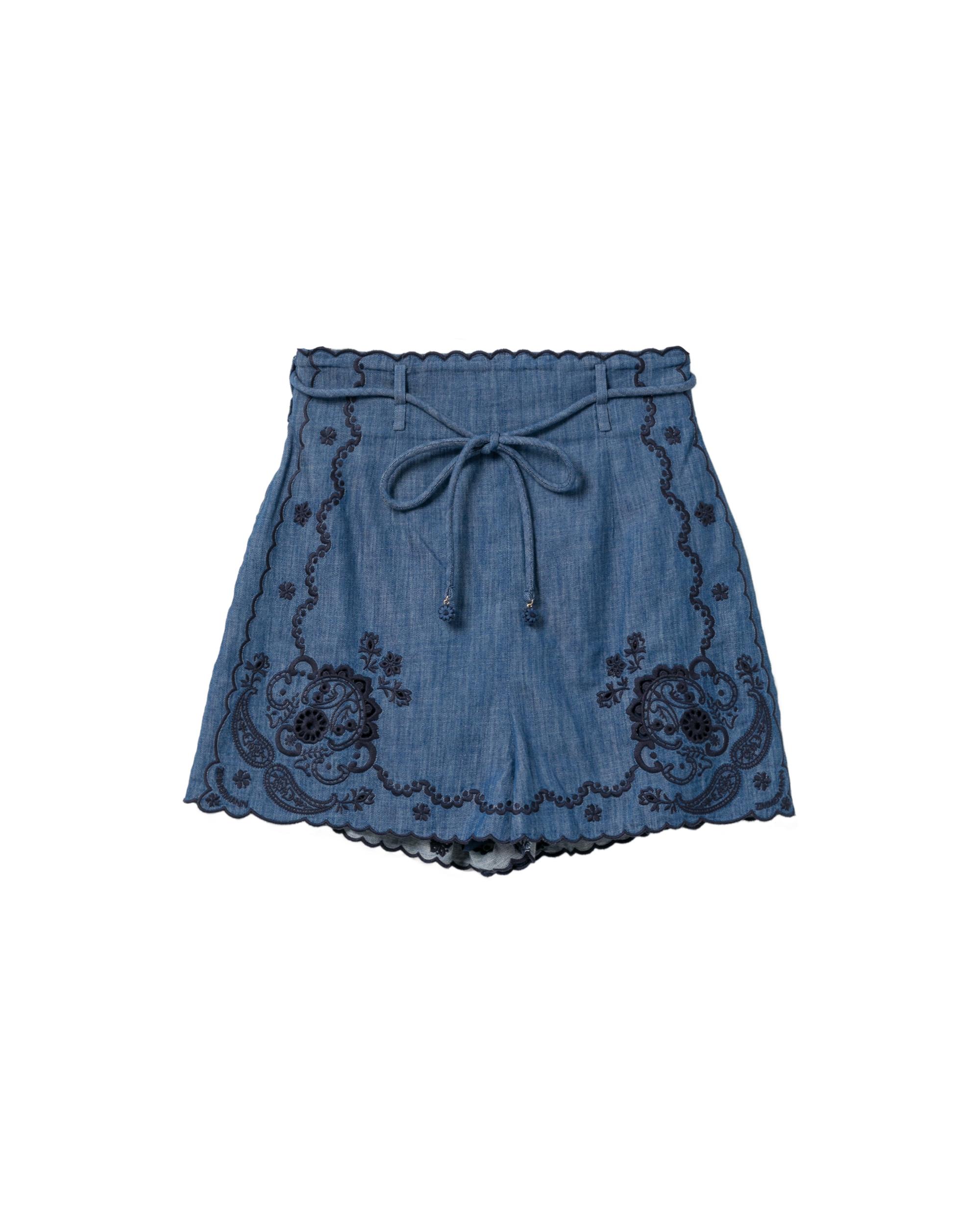 Embroidered shorts by ZIMMERMANN