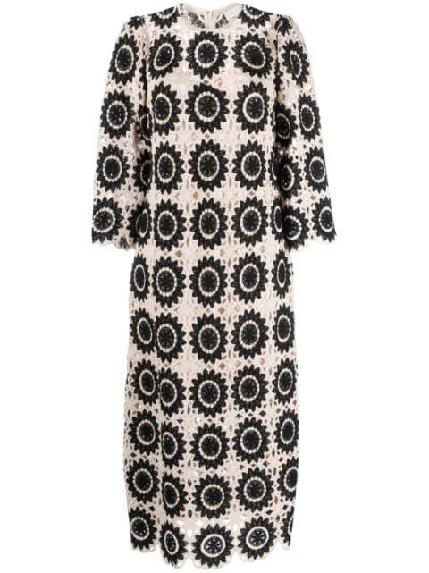 Ginger crochet midi dress by ZIMMERMANN