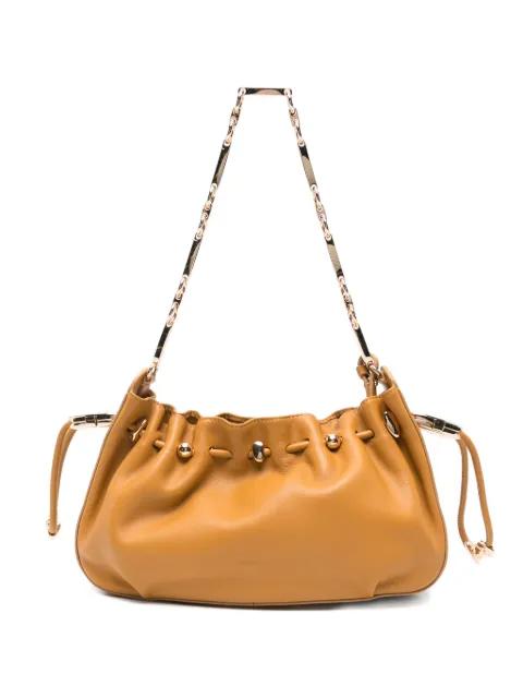Halcyon ruched chain-link shoulder bag by ZIMMERMANN