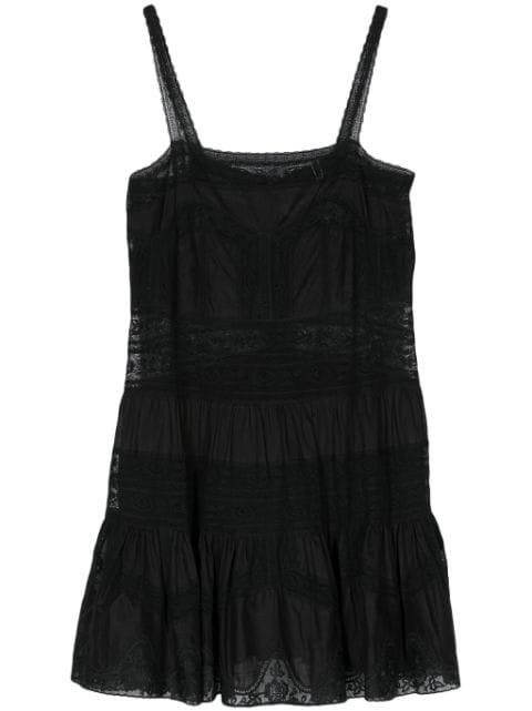 Halliday lace-trim minidress by ZIMMERMANN