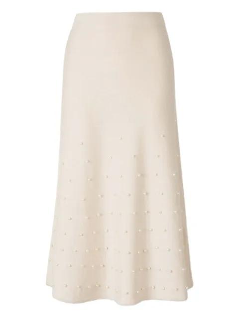Hypnotic beaded midi skirt by ZIMMERMANN