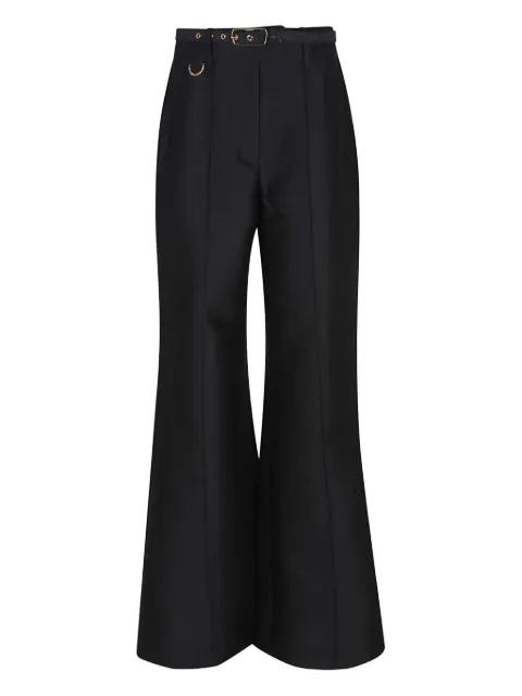 Hypnotic flare trousers by ZIMMERMANN