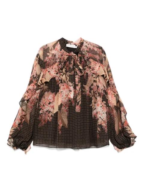 Illuminate Flutter blouse by ZIMMERMANN