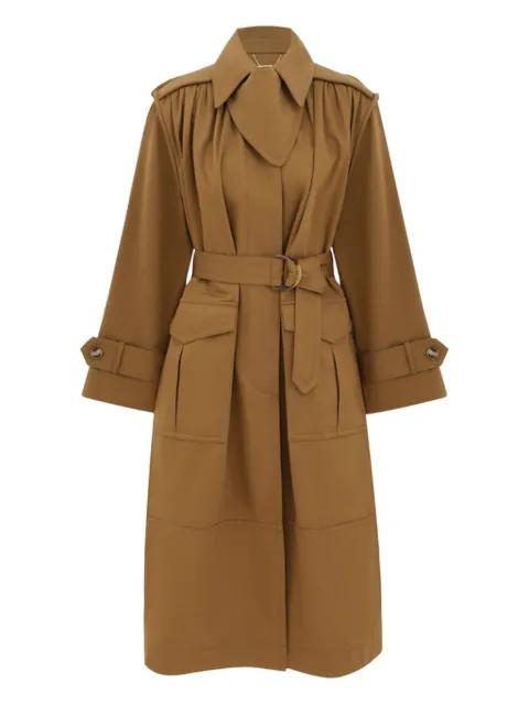 Illuminate belted trench coat by ZIMMERMANN