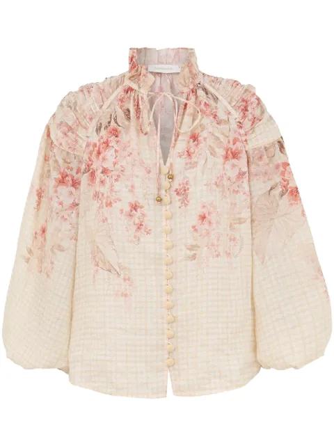 Illuminate blouse by ZIMMERMANN