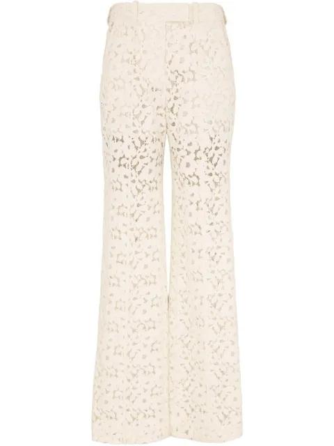 Illuminate lace trousers by ZIMMERMANN