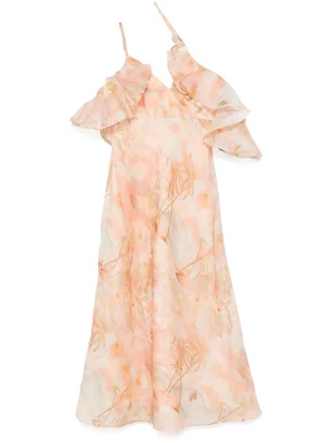 Illuminate midi dress by ZIMMERMANN