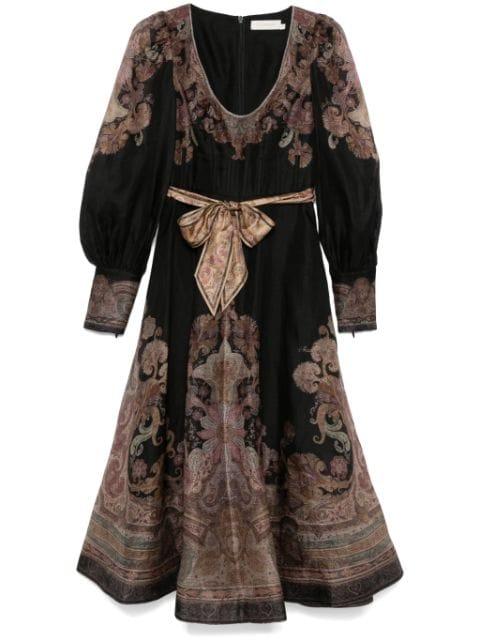 Illustration Structured maxi dress by ZIMMERMANN