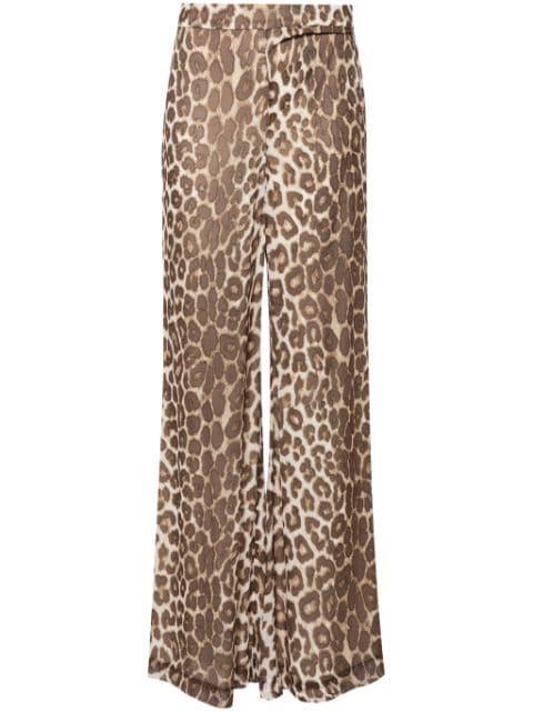 Illustration flared trousers by ZIMMERMANN