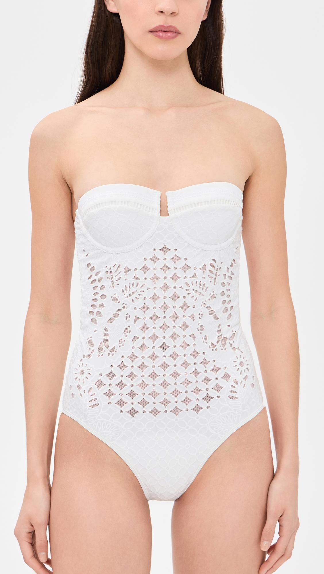 Indra Embroidery One Piece by ZIMMERMANN