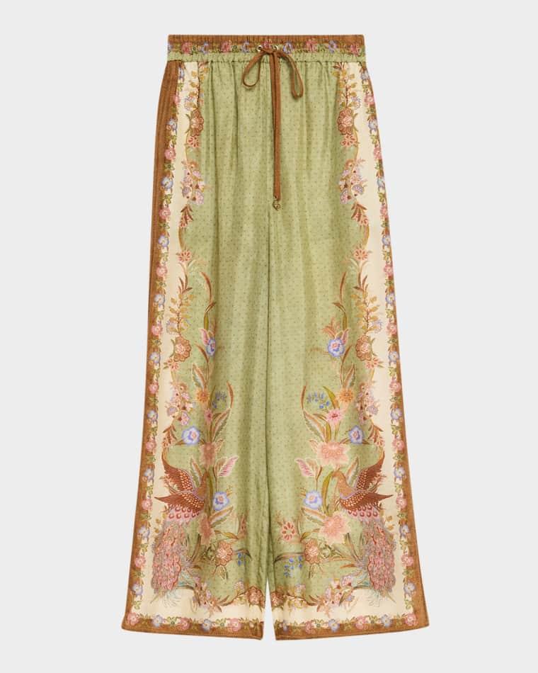 Indra Silk Drawstring Pants by ZIMMERMANN
