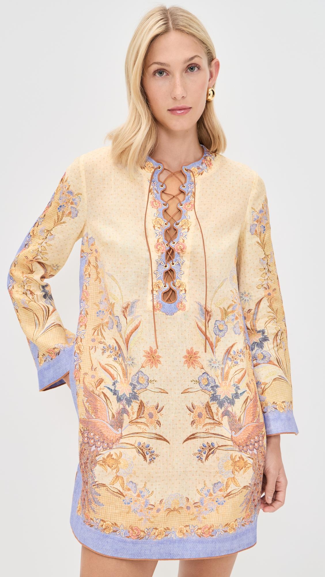 Indra Tunic Mini Dress by ZIMMERMANN