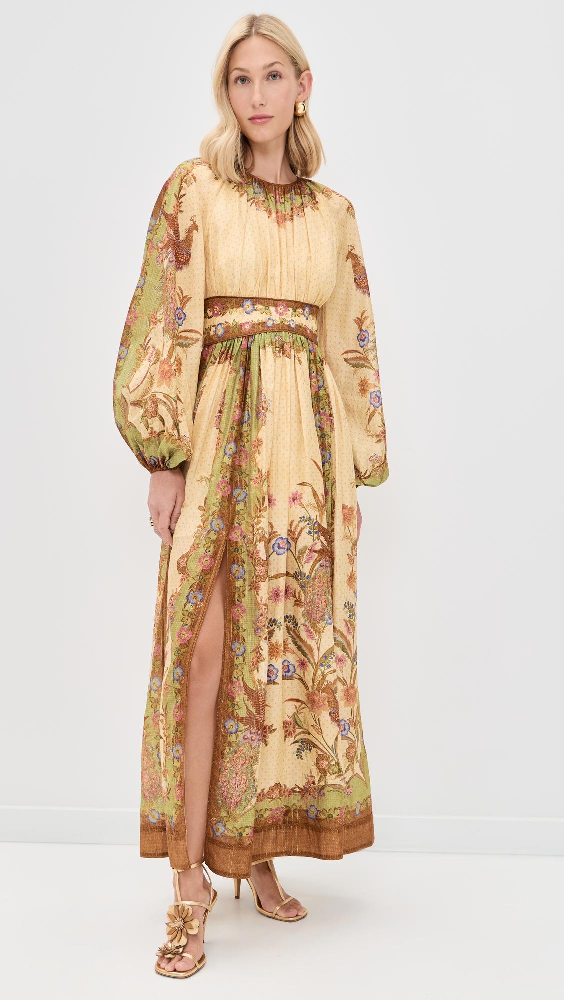 Indra Waisted Maxi Dress by ZIMMERMANN
