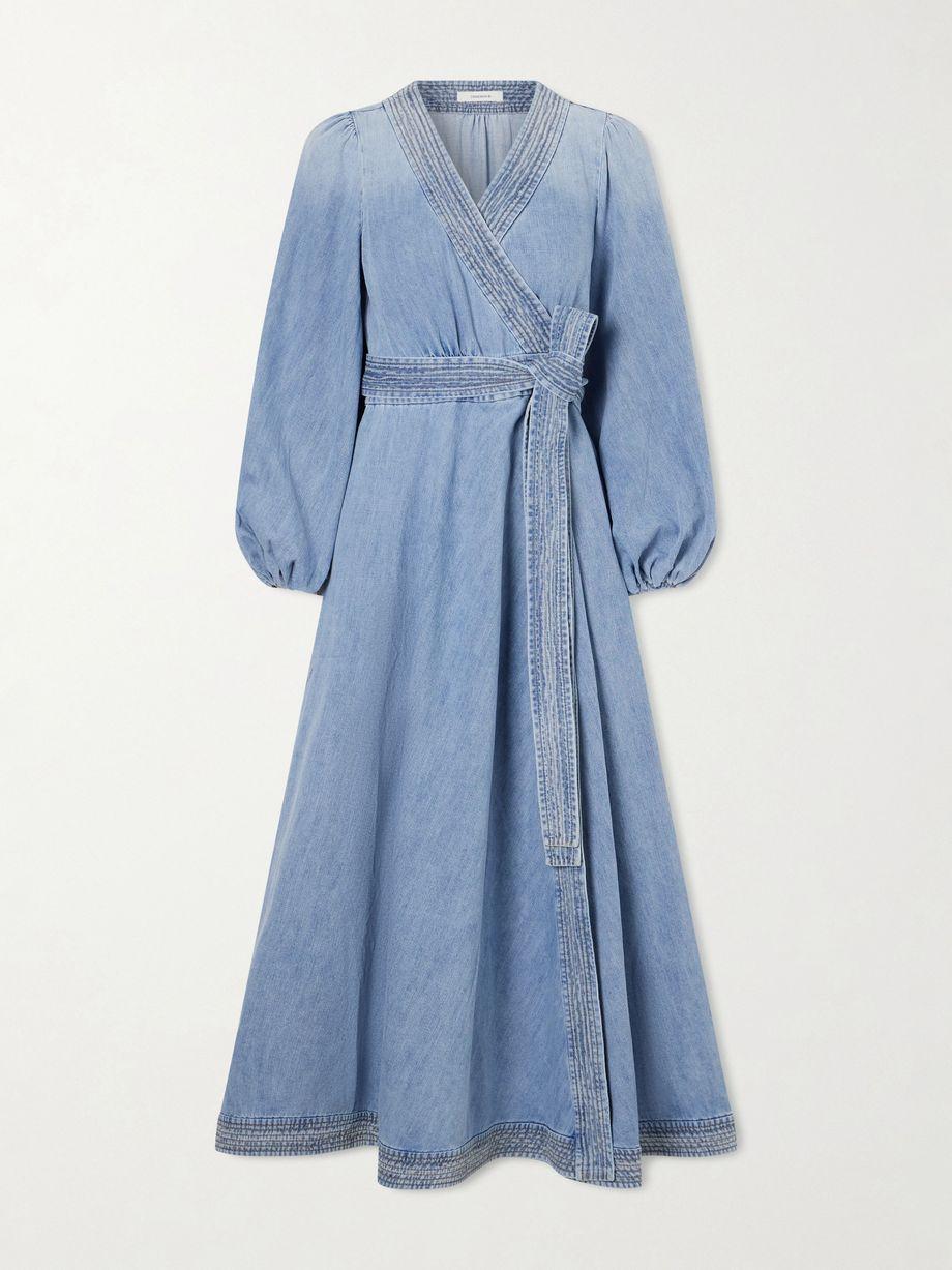 Indra denim midi dress by ZIMMERMANN