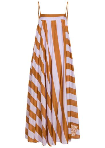 Indra striped silk maxi dress by ZIMMERMANN
