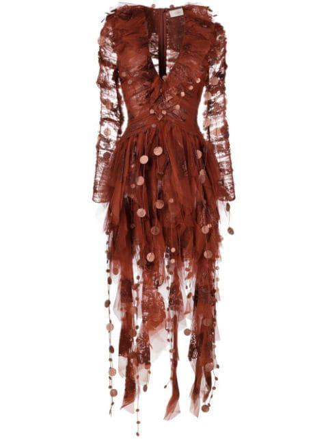 Kaleidoscope ruched-detail dress by ZIMMERMANN