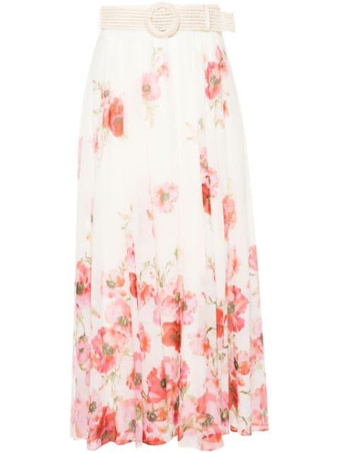 Lightburst maxi skirt by ZIMMERMANN