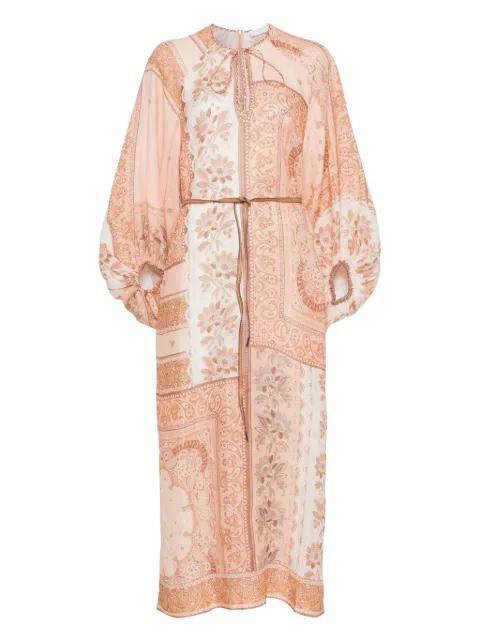 Lucky midi dress by ZIMMERMANN
