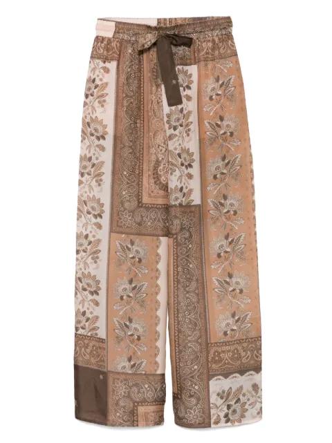 Lucky silk trousers by ZIMMERMANN