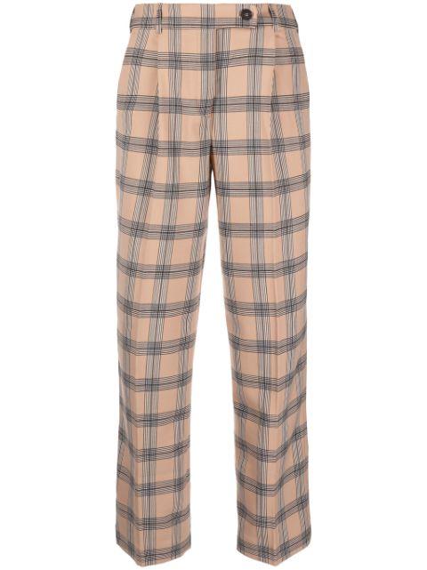 Luminosity checked tailored trousers by ZIMMERMANN