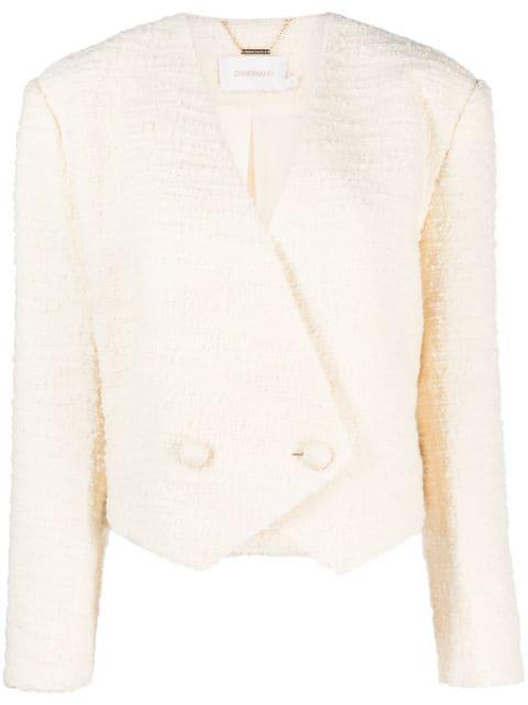 Luminosity cropped blazer by ZIMMERMANN