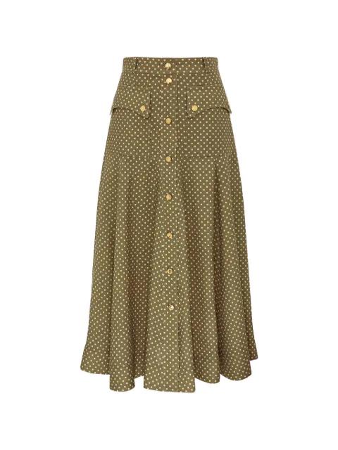 Luna Cargo midi skirt by ZIMMERMANN