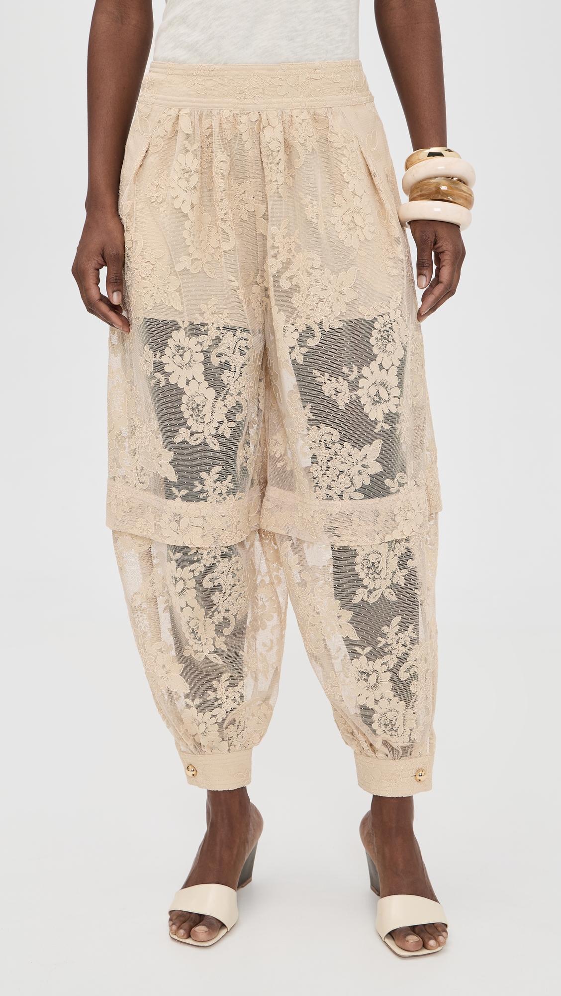 Luna Lace Balloon Pants by ZIMMERMANN