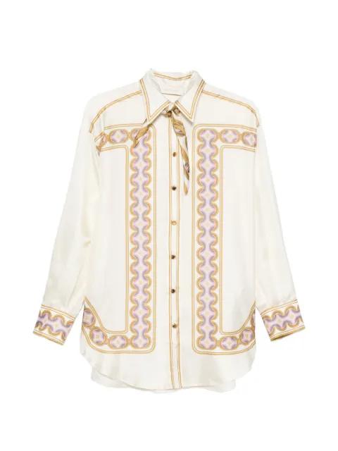 Luna Retro shirt by ZIMMERMANN