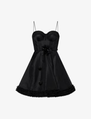 Luna Ruffle Linen-Silk Mini Dress by ZIMMERMANN