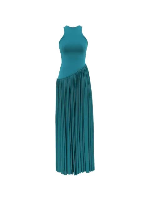 Luna asymmetrical pleated dress by ZIMMERMANN