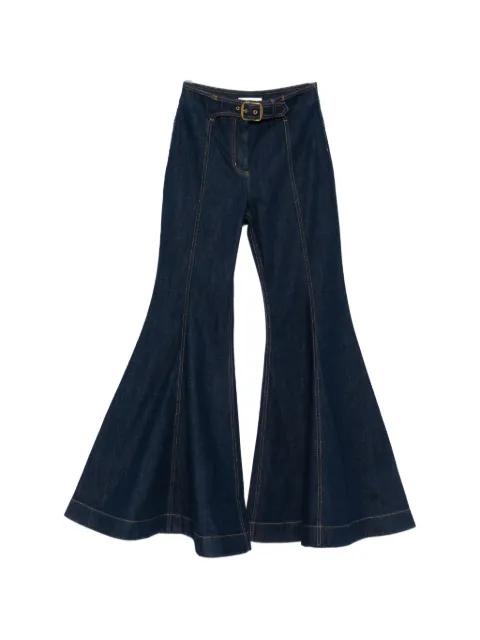Luna belt-detail jeans by ZIMMERMANN