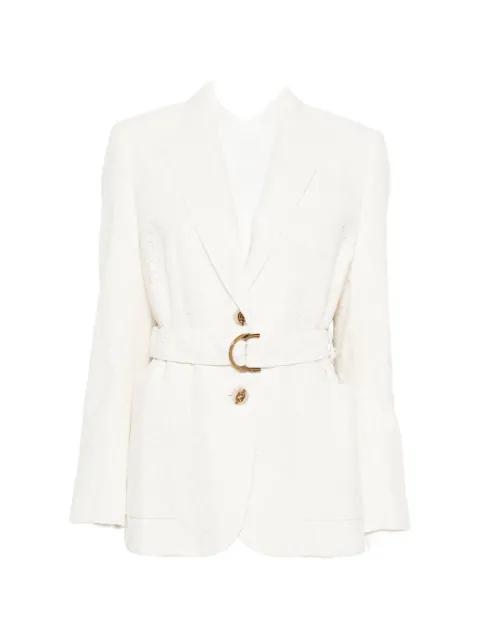 Luna belted blazer by ZIMMERMANN
