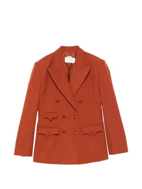 Luna double-breasted blazer by ZIMMERMANN