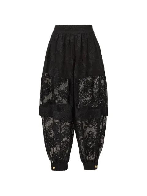 Luna guipure-lace pants by ZIMMERMANN