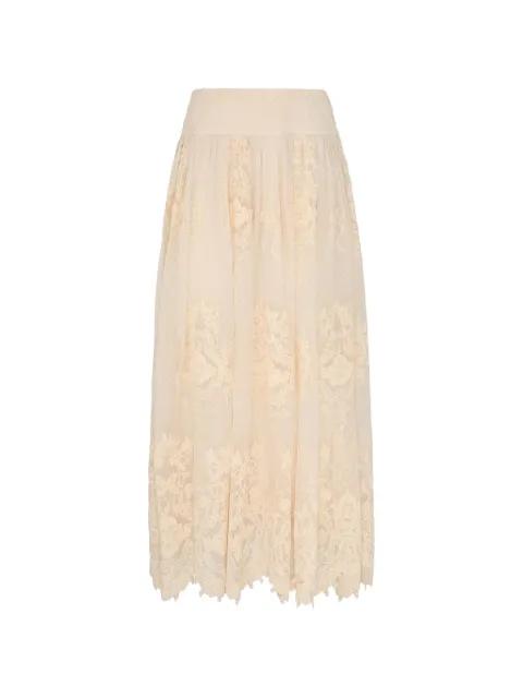Luna lace maxi skirt by ZIMMERMANN