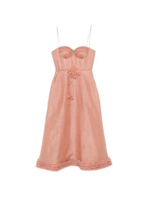 Luna ruffled dress by ZIMMERMANN