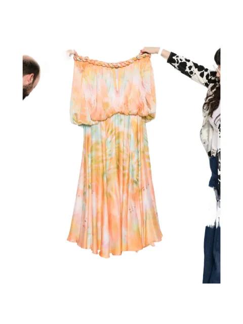Luna twist midi dress by ZIMMERMANN