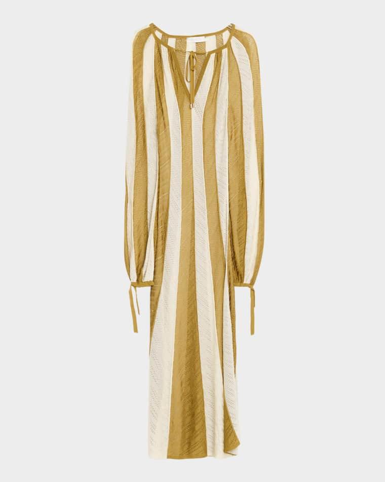 Mahon Splice Crochet Maxi Dress Coverup by ZIMMERMANN