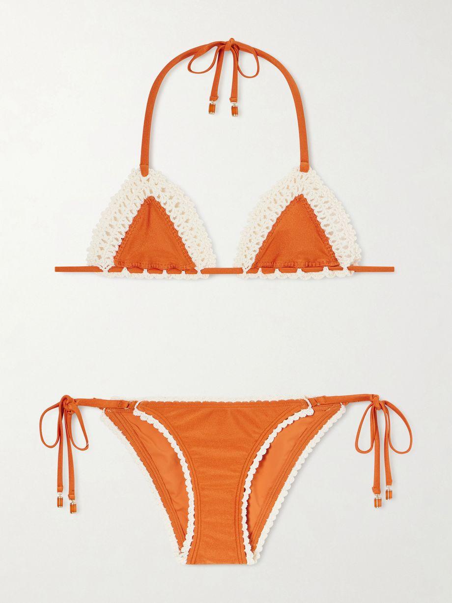 Mahon crocheted swimsuit by ZIMMERMANN