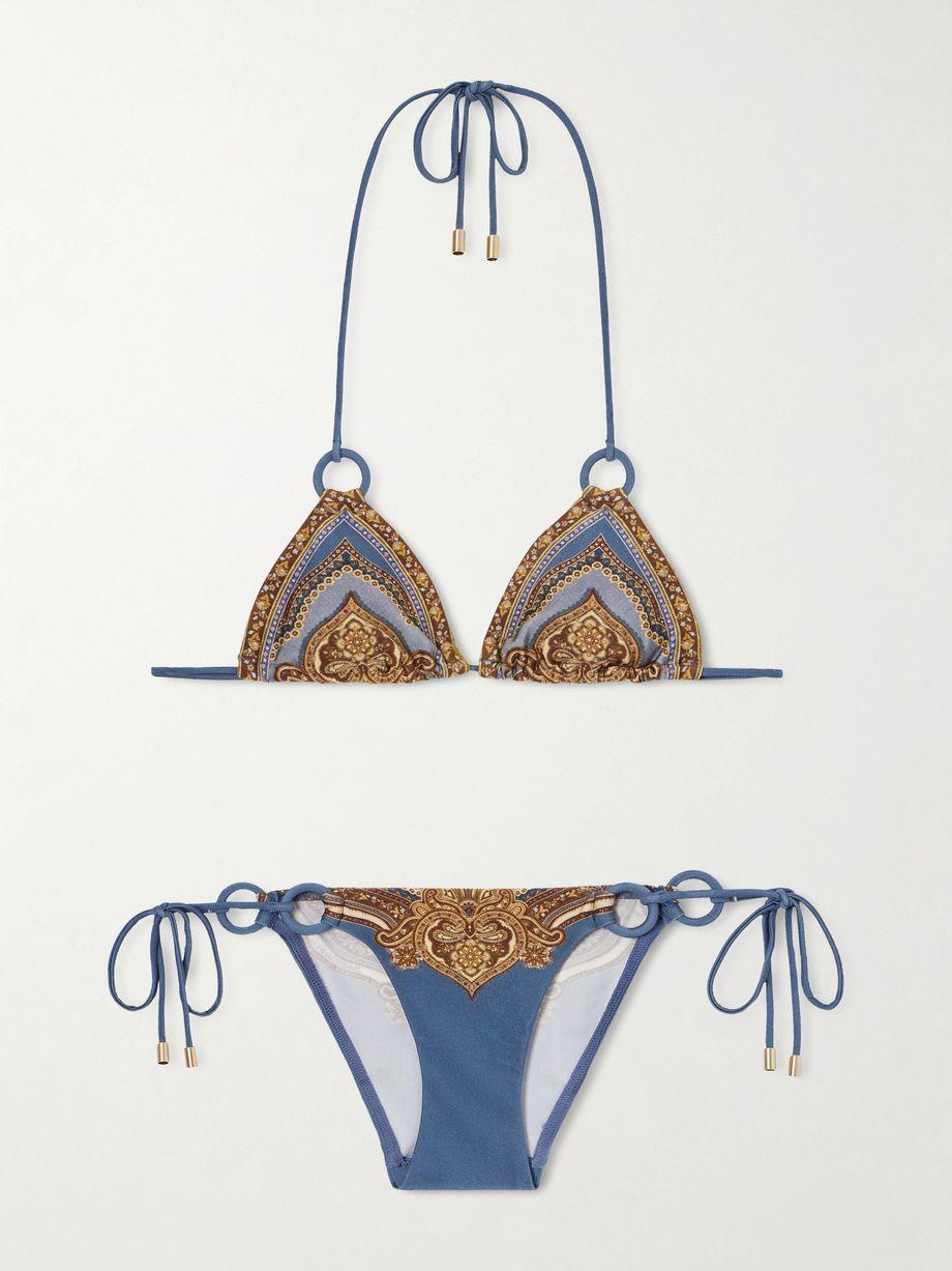 Mahon printed bikini by ZIMMERMANN