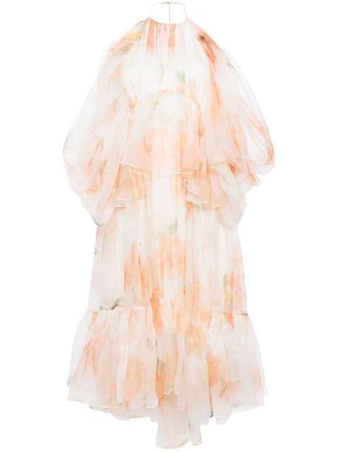 Natura organza midi dress by ZIMMERMANN
