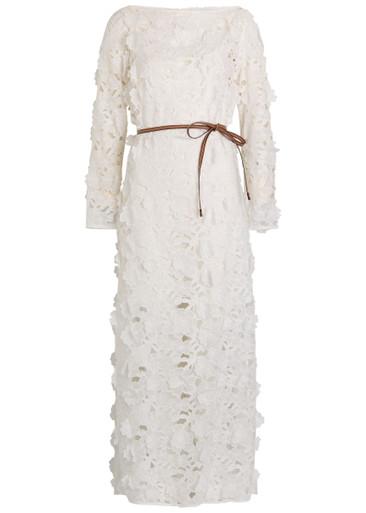 Patience floral-embroidered cotton maxi dress by ZIMMERMANN