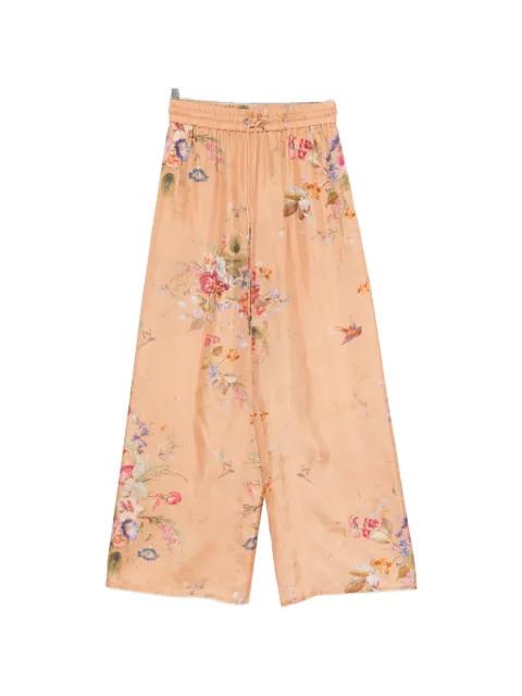 Patience floral trousers by ZIMMERMANN
