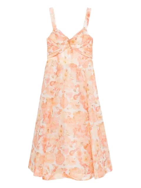 Rebellion floral midi dress by ZIMMERMANN