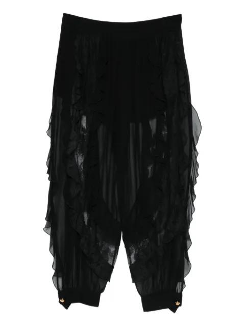 Rebellion ruffled lace trousers by ZIMMERMANN